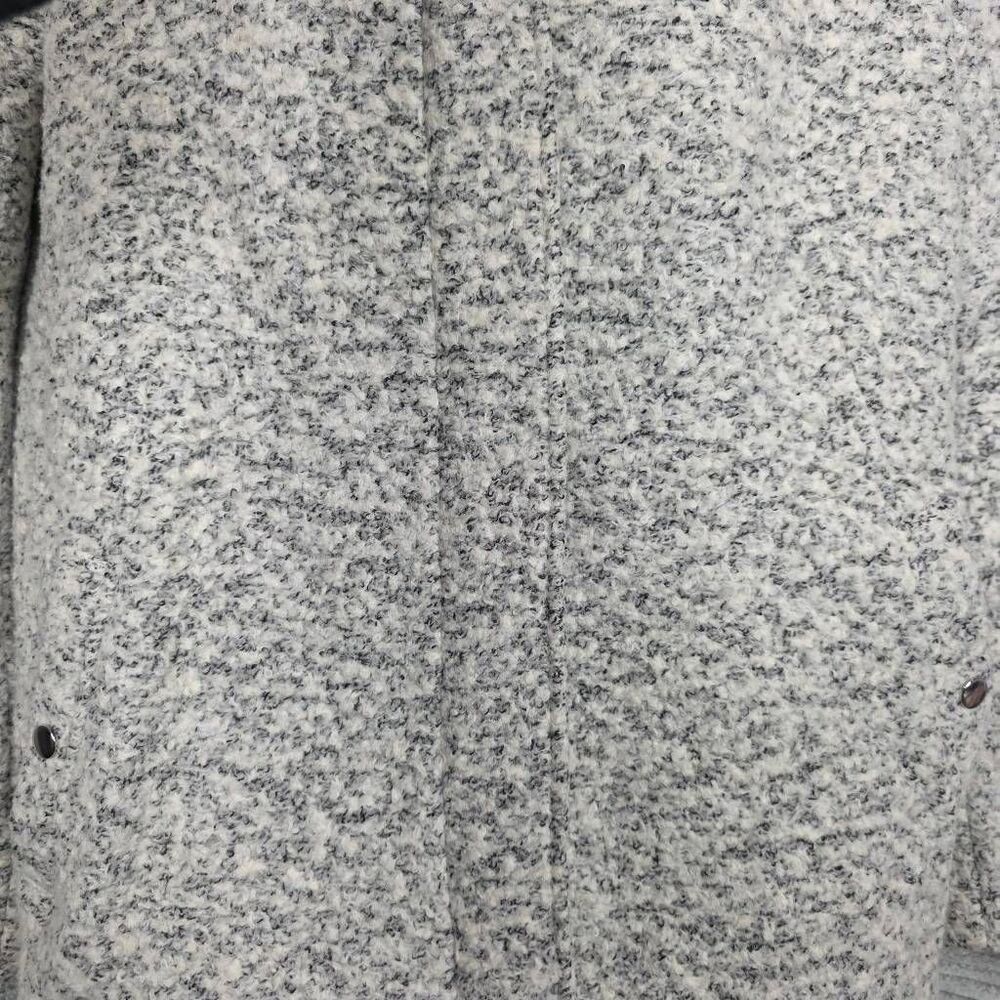 LOFT Cream Speckled Boucle Pea Coat - Picture 9 of 12